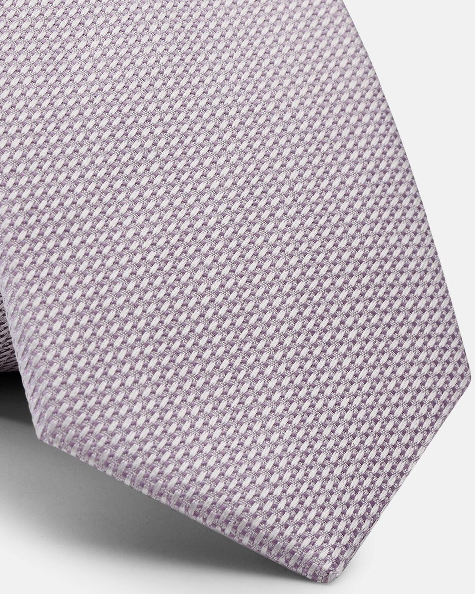 Mens Lilac Silk Tie